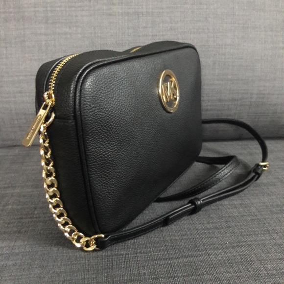 NWT MICHAEL KORS LEATHER FULTON CROSSBODY BAG - Picture 12 of 16